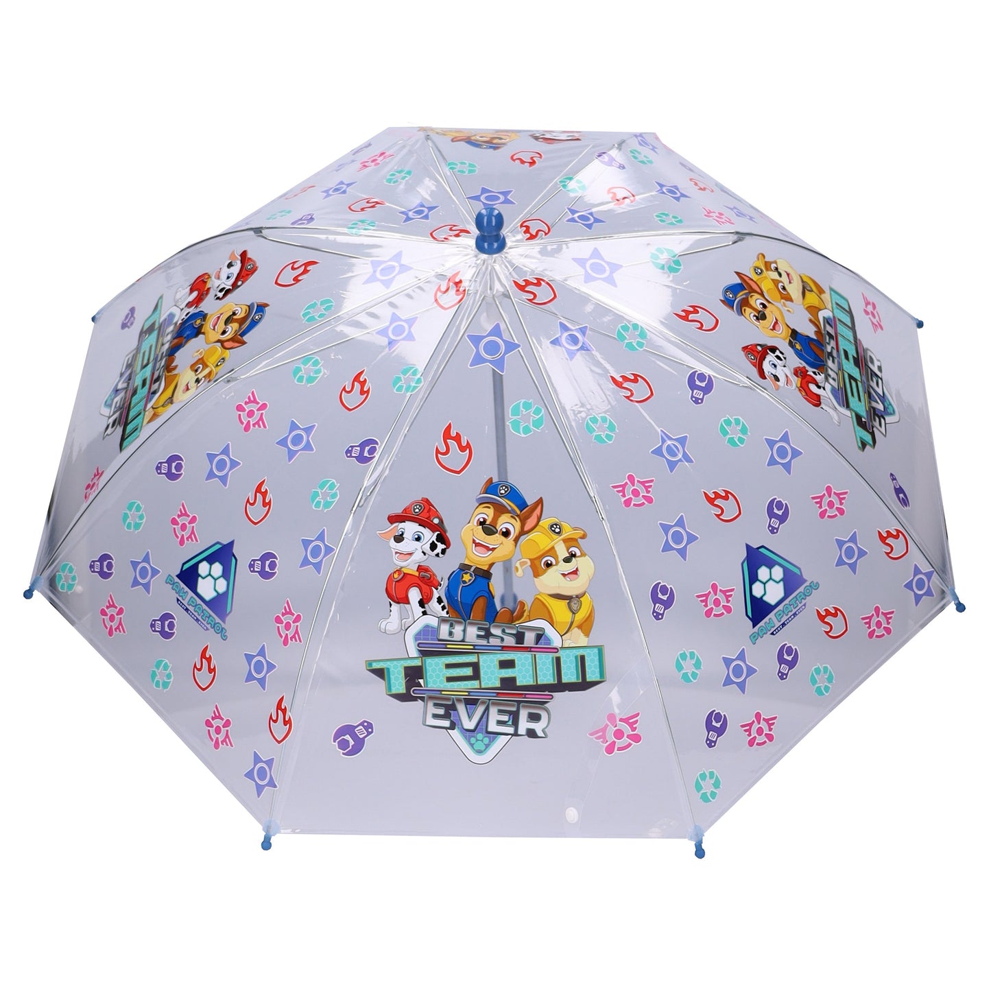 Paw Patrol ⌀ 71 cm Regenschirm für Kinder mit einfachem Öffnungsmechanismus