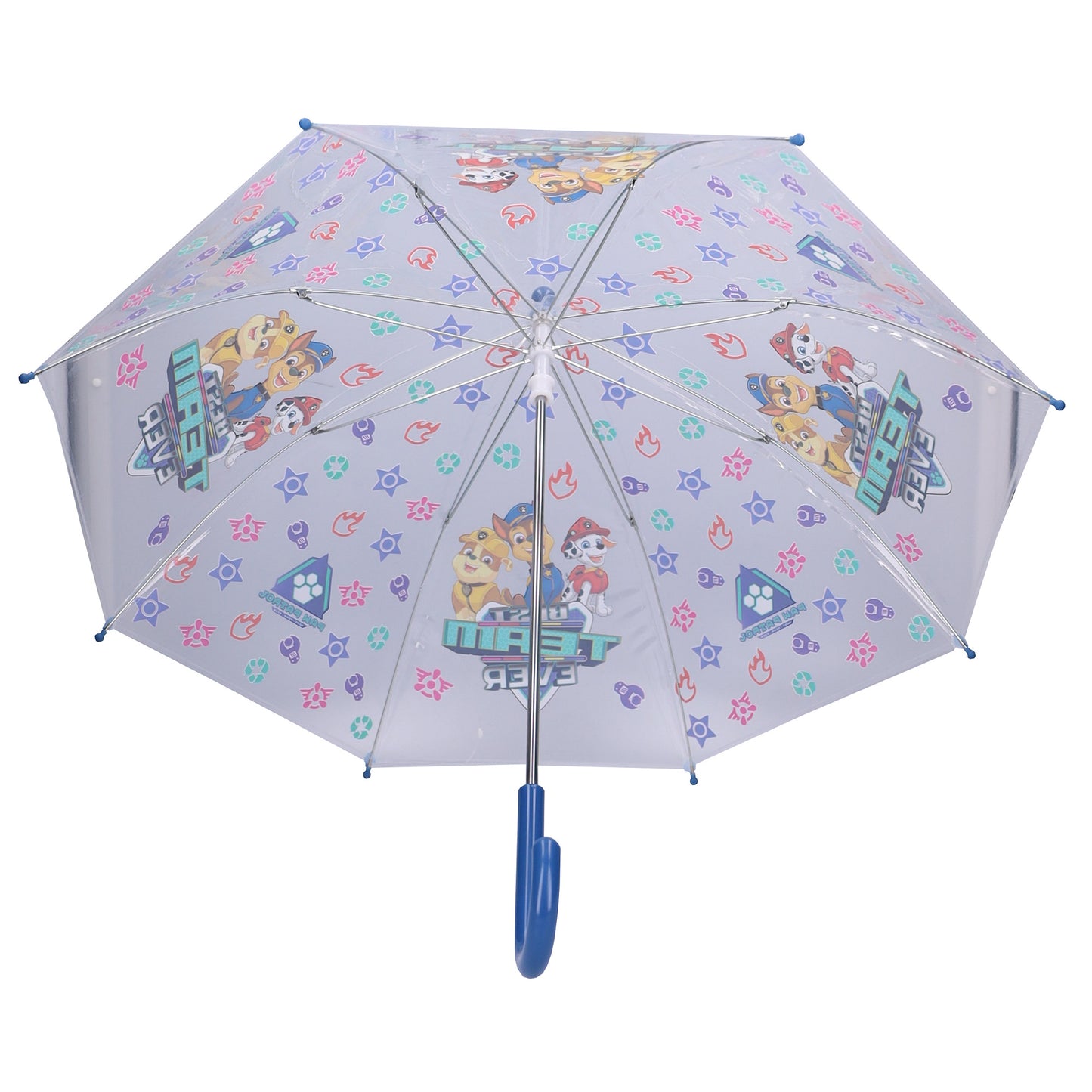 Paw Patrol ⌀ 71 cm Regenschirm für Kinder mit einfachem Öffnungsmechanismus