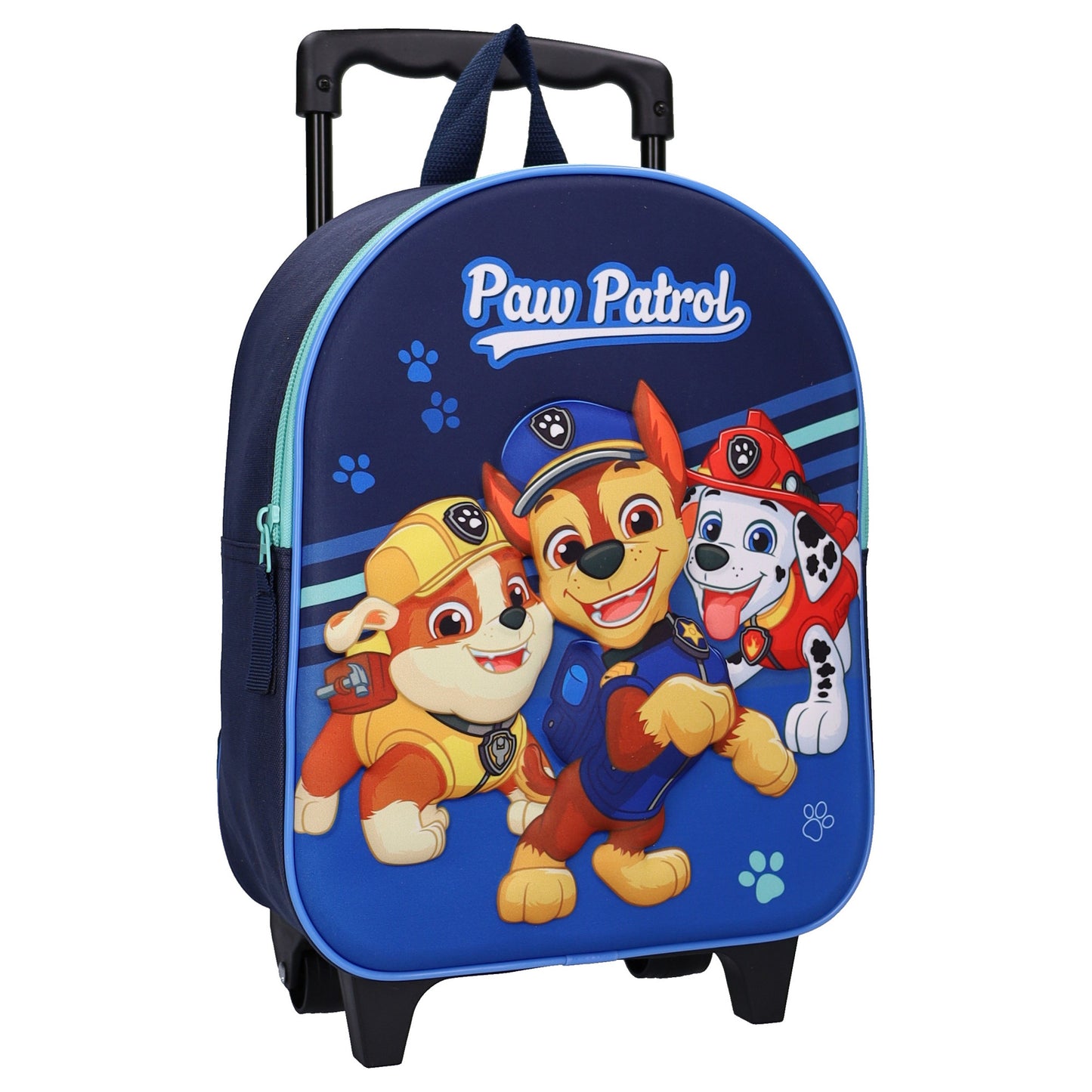Paw Patrol 3D Trolley Rucksack Kinder Schulrucksack mit Rollen Original Pups
