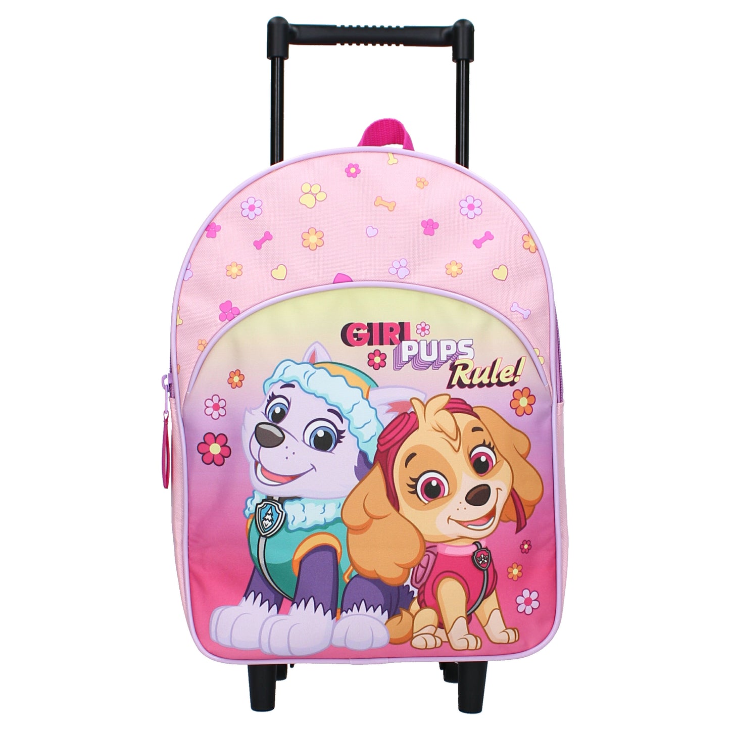 Paw Patrol Rucksack Kinder Trolley mit Rollen und Ausziehgriff