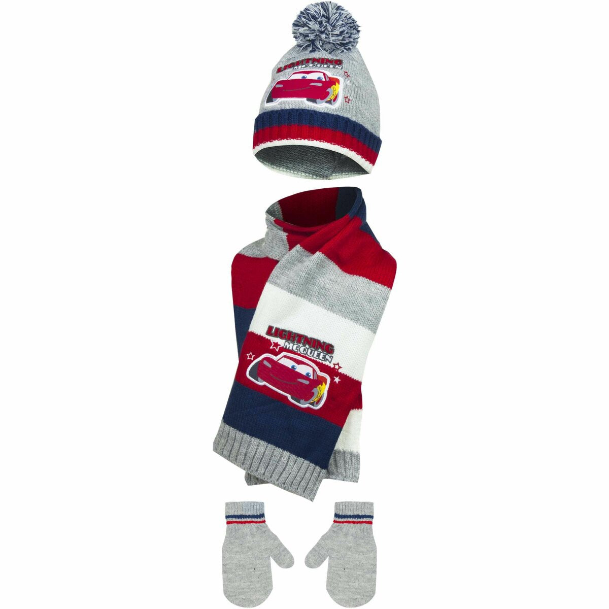 Disney Cars Baby Set – Mütze, Schal und Handschuhe für warme Wintertage