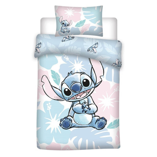 Lilo & Stitch Baumwolle Bettbezug – Bettwäsche Set 100 x 140 cm + 40 x 60 cm für Kinder