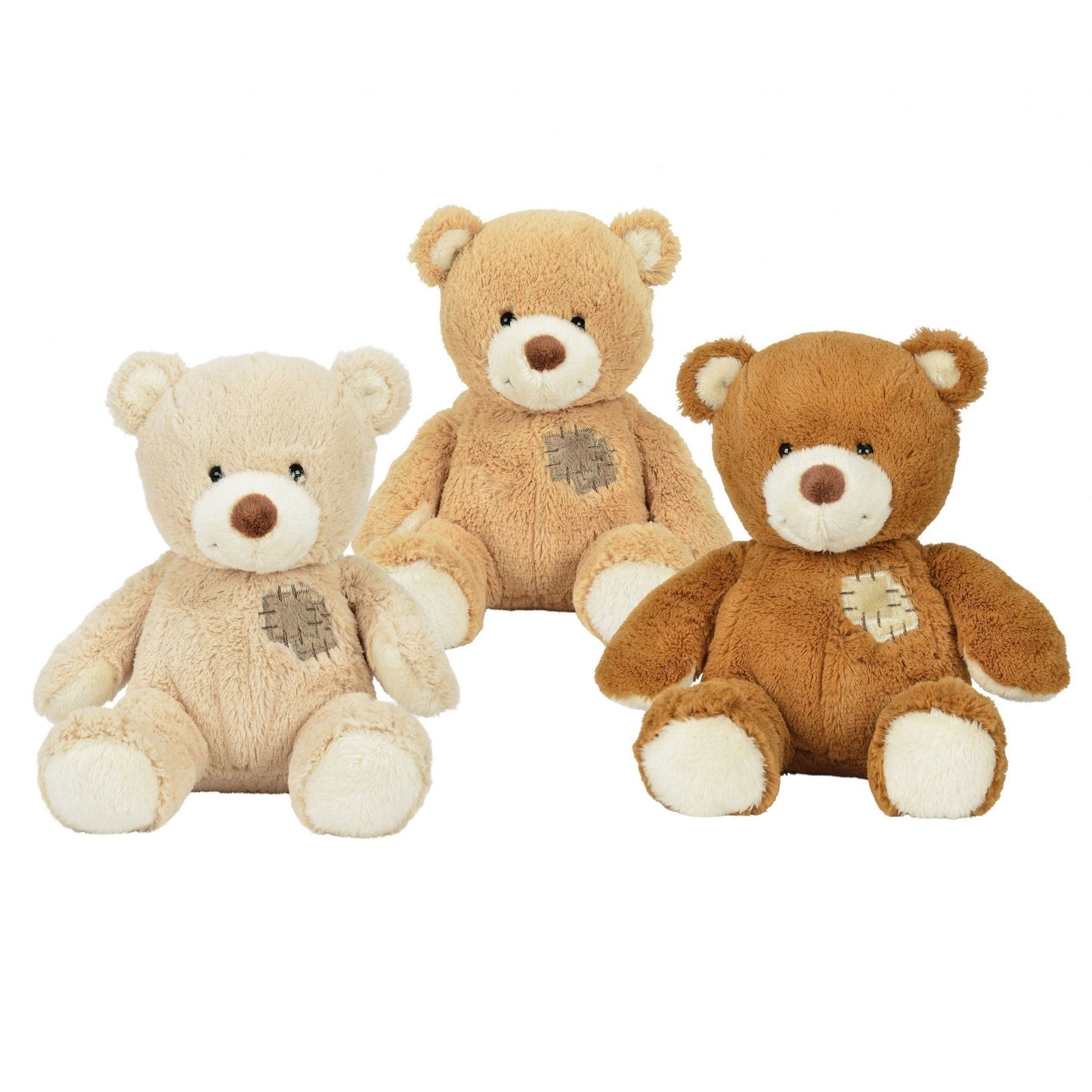 Nicotoy Plüschbär Kuschelbär 25 cm aus Plüsch für Alltag und Schlafenszeit