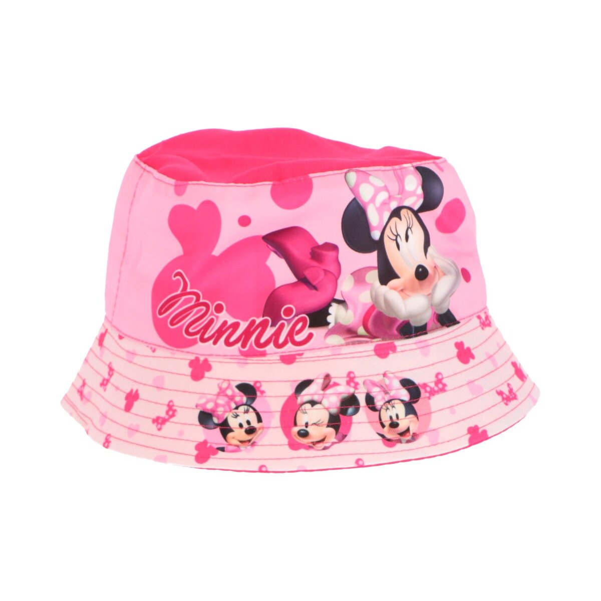 Disney Minnie Mouse Sonnenhut für Kinder UV-Schutz Fischerhut & Strandhut