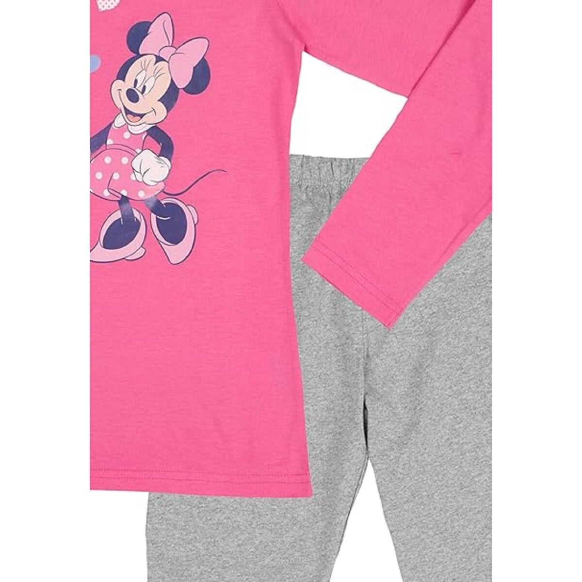 Disney Minnie Mouse Langarm Schlafanzug – Bequemer Pyjama für Mädchen