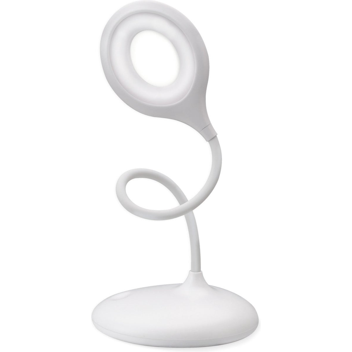 Qware Schreibtischlampe Toronto – LED Lampe Weiß dimmbar & flexibel