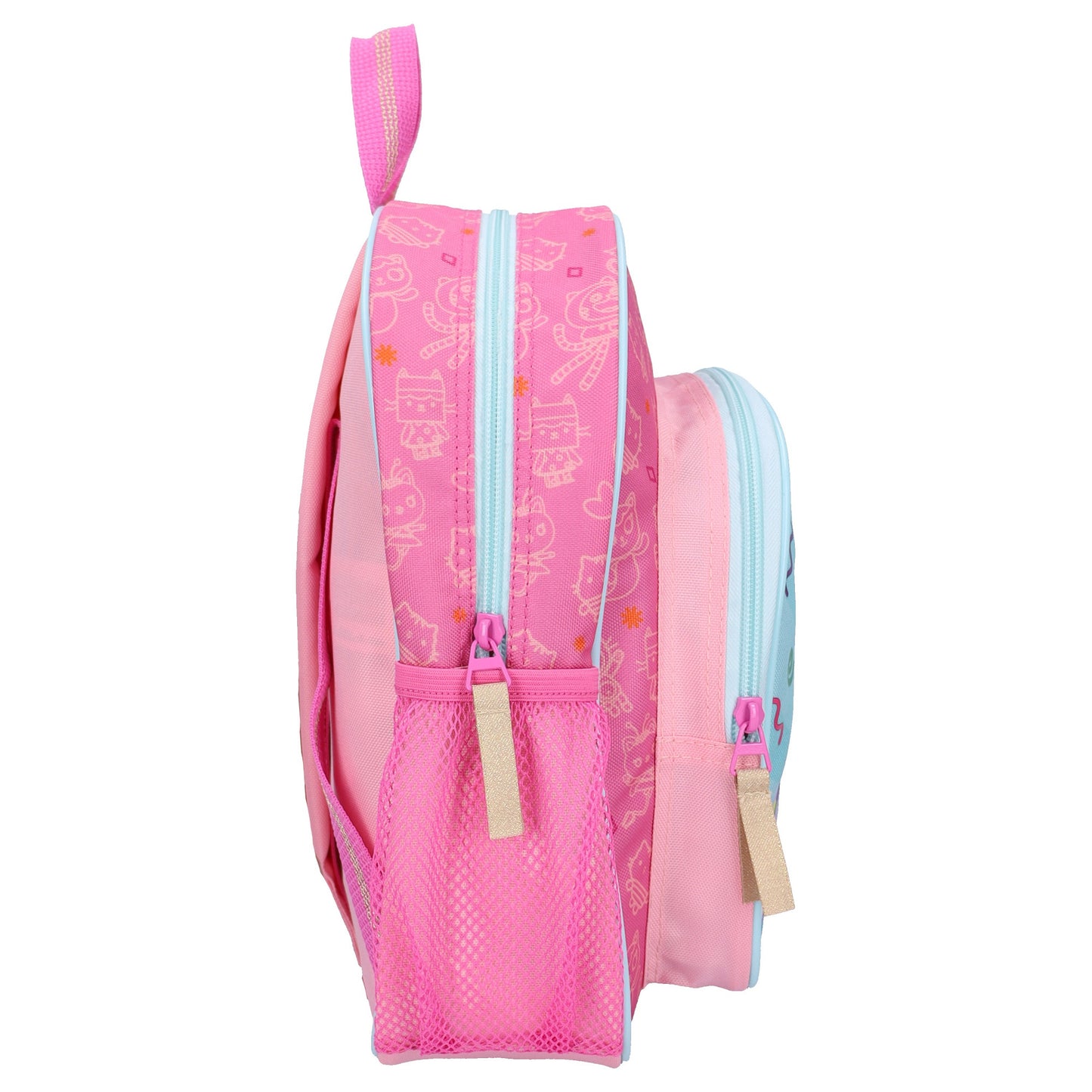 Gabby’s Dollhouse Kinder Rucksack The Party Starts Meow mit Seitentaschen