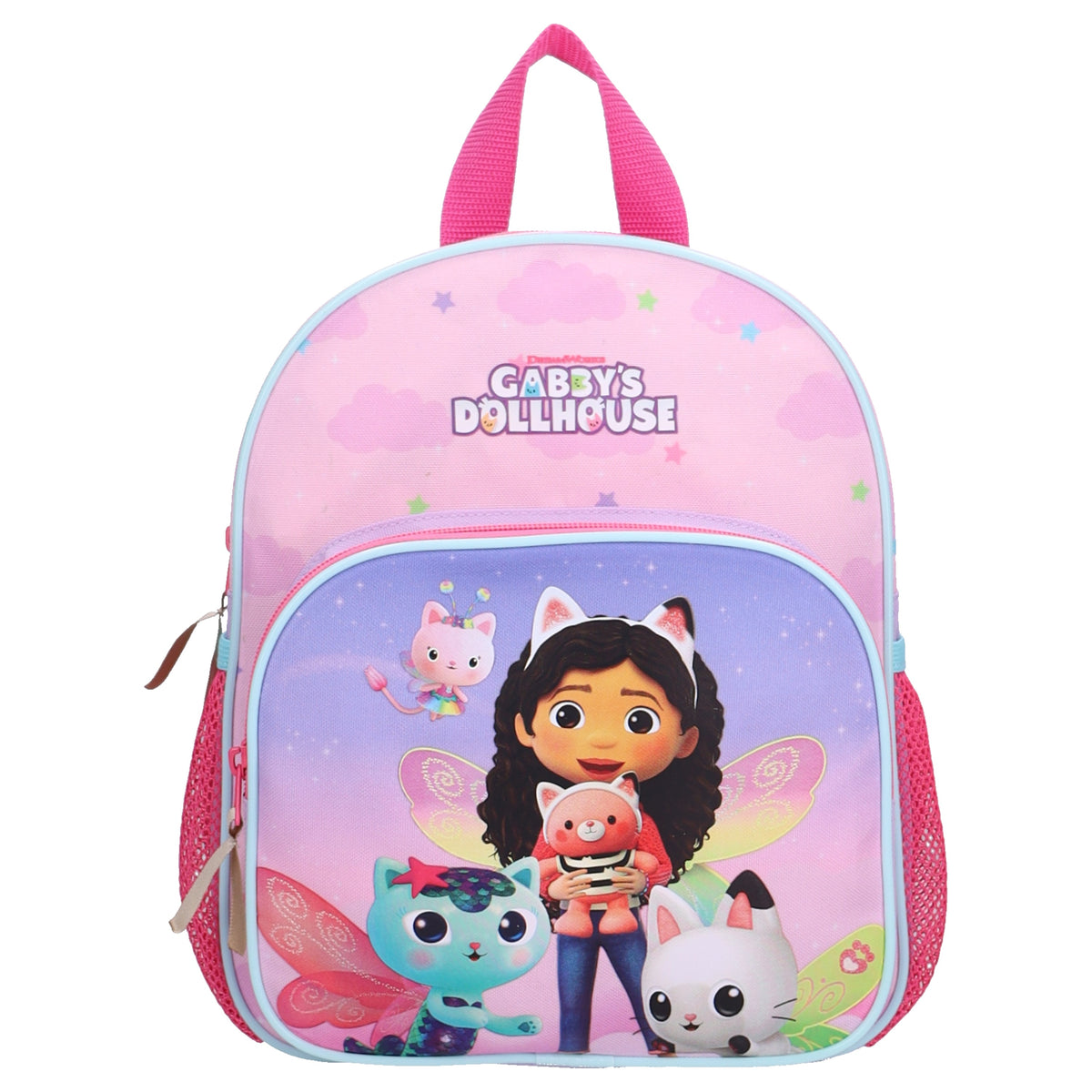 Gabby's Dollhouse Magical Pur Kinder Rucksack 6,7 L mit 3 Fächern für Kita Schule und Ausflüge