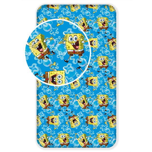 Sponge Bob Kuschelige Bettwäsche Polyester, 90x200 + 25 cm