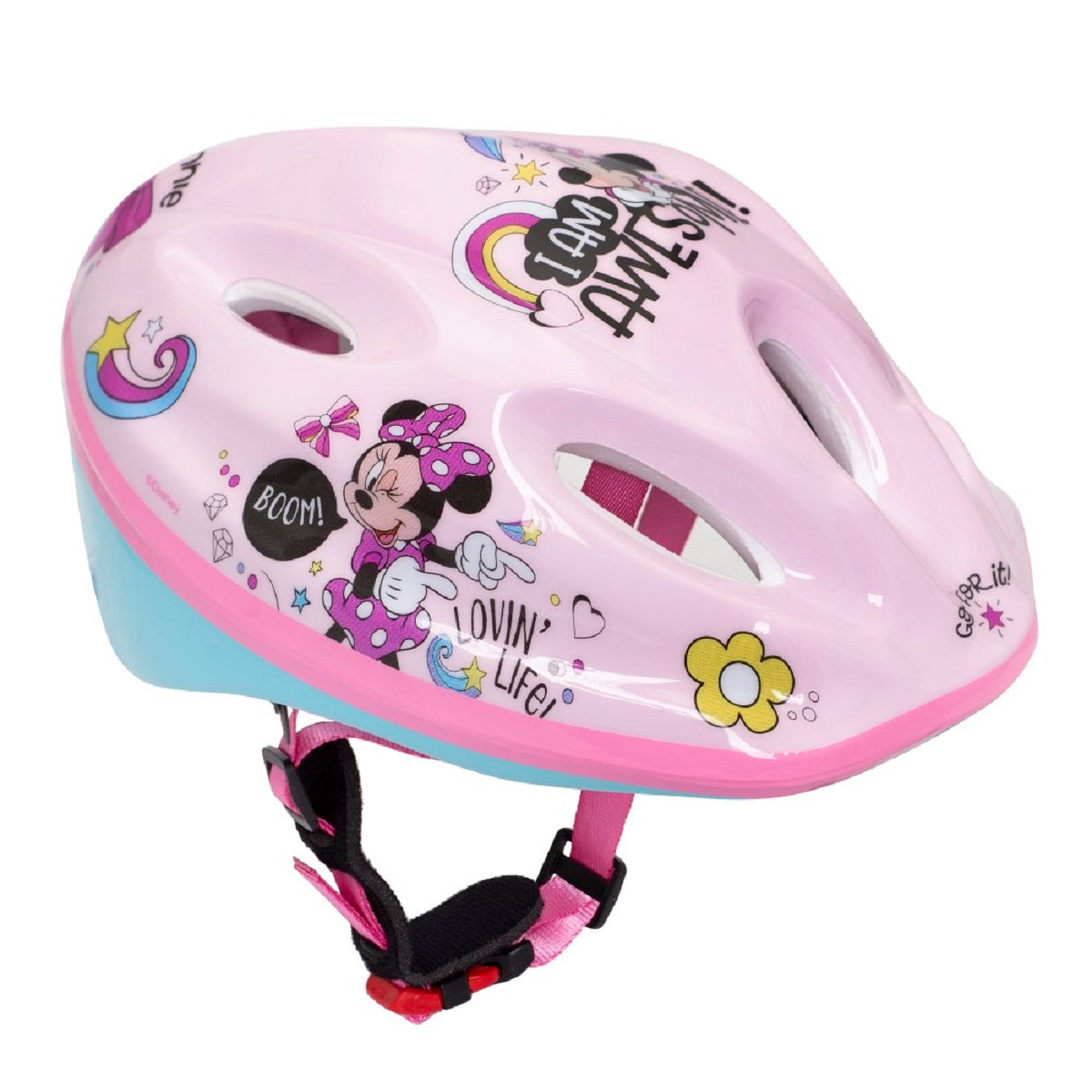 Disney Minnie Maus Kinderhelm Sicherer Helm für Mädchen (52-56 cm)