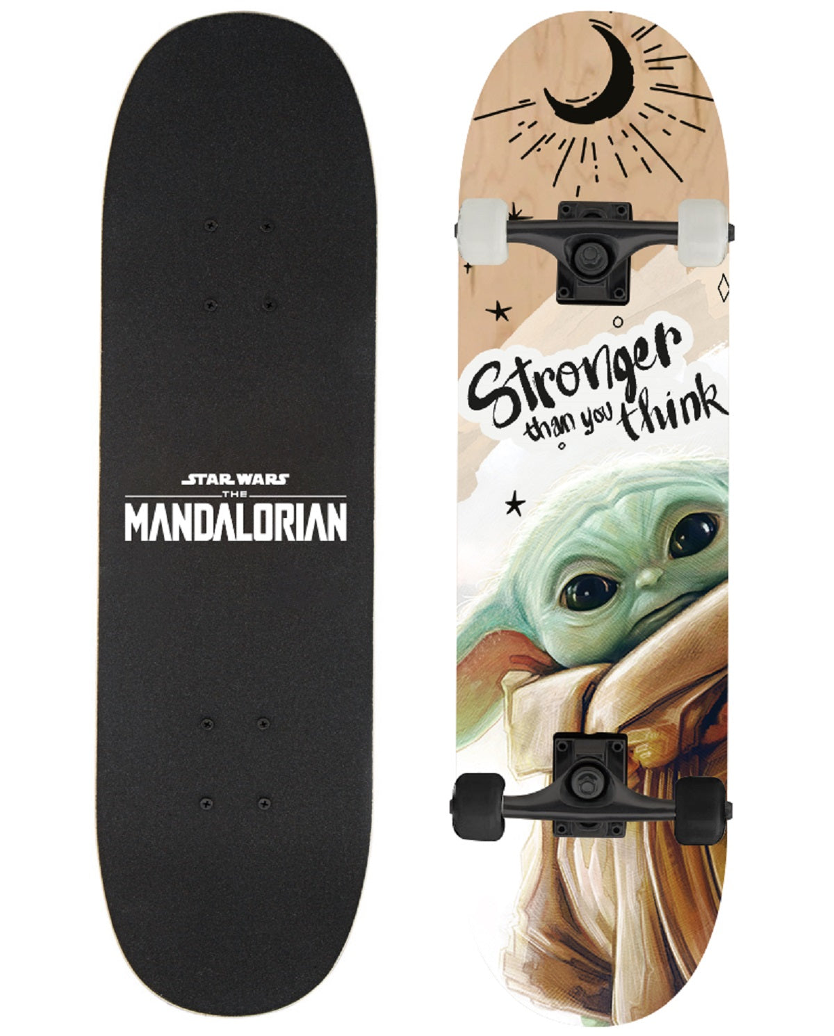 Star Wars Skateboard Perfekt für Gehwege & Parks 79x20x12 cm