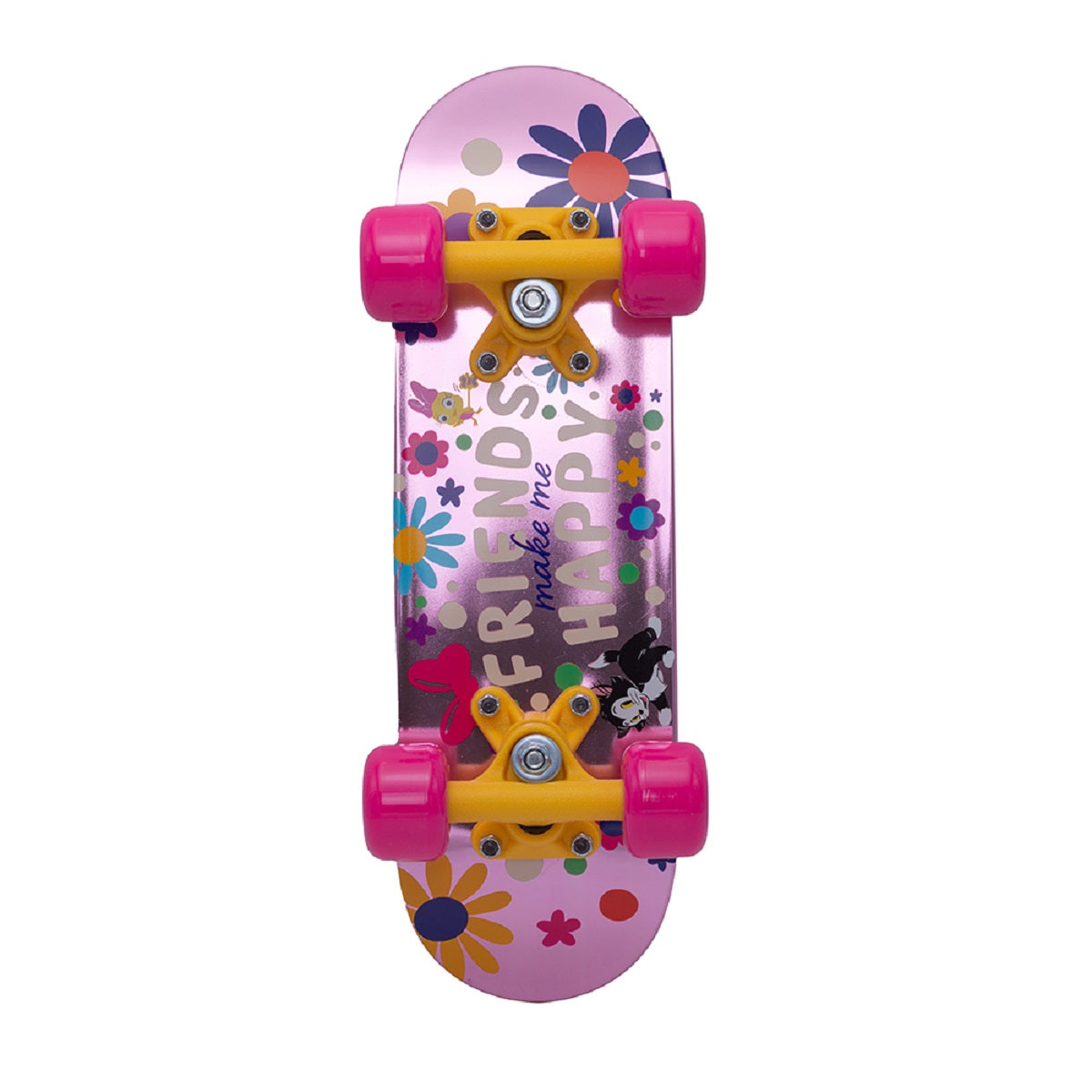 Disney Minnie Mouse 17 Zoll – Robustes Kinder Skateboard mit PVC-Rädern und PP Trucks