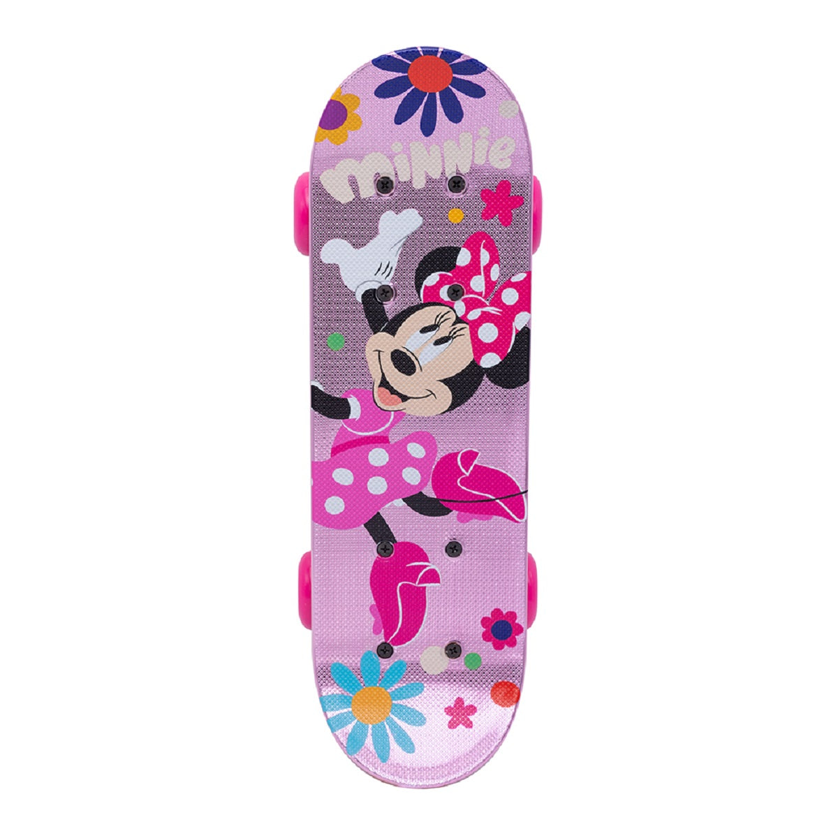 Disney Minnie Mouse 17 Zoll – Robustes Kinder Skateboard mit PVC-Rädern und PP Trucks