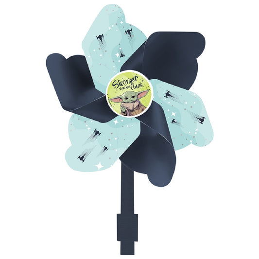 Star Wars Pinwheel Mandalorian Farbenfrohes Windrad für mehr Spaß beim Fahrradfahren