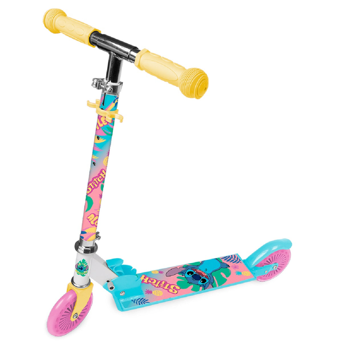 Lilo & Stitch 2-Rad Scooter Klappbar, rutschfest & sicher für Kinder