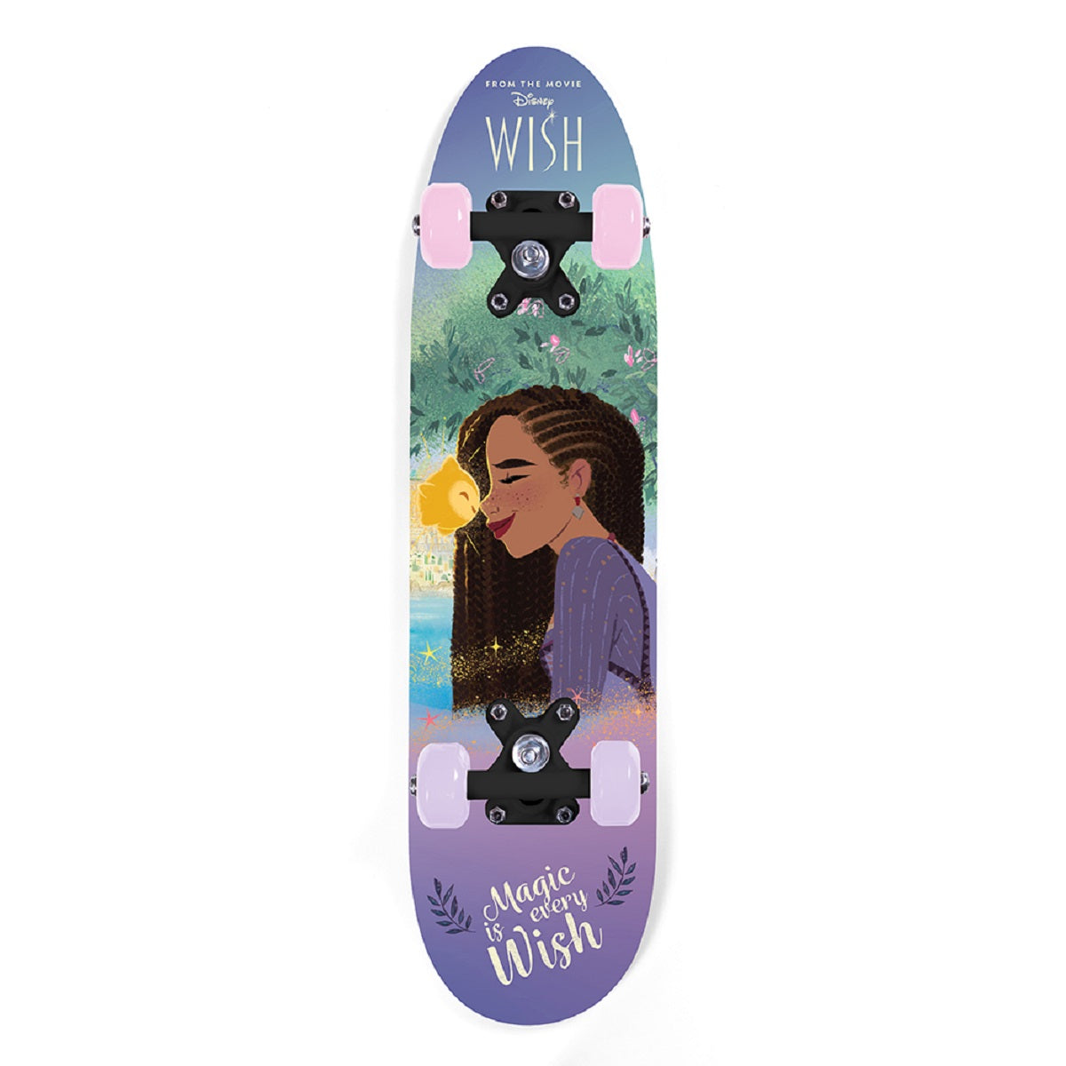 Disney Wish Skateboard Perfekt für Gehwege & Parks 24"
