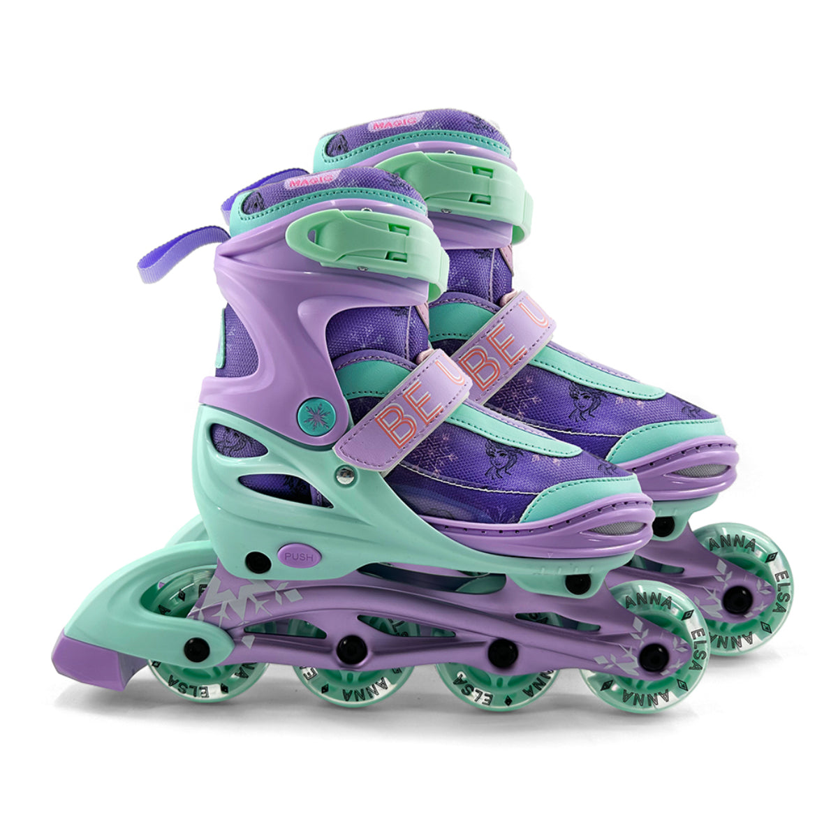 Disney Frozen Kinder Inliner & Rollschuhe – 3in1 Skates mit ABEC-7 Kugellagern Größe 30-33
