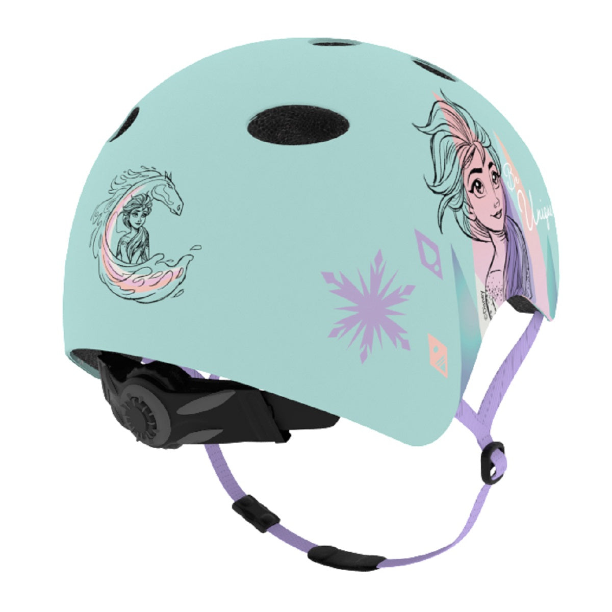Disney Frozen Kinderhelm – Leichter Helm für Radfahren, Skaten und Scootern (52-56 cm)