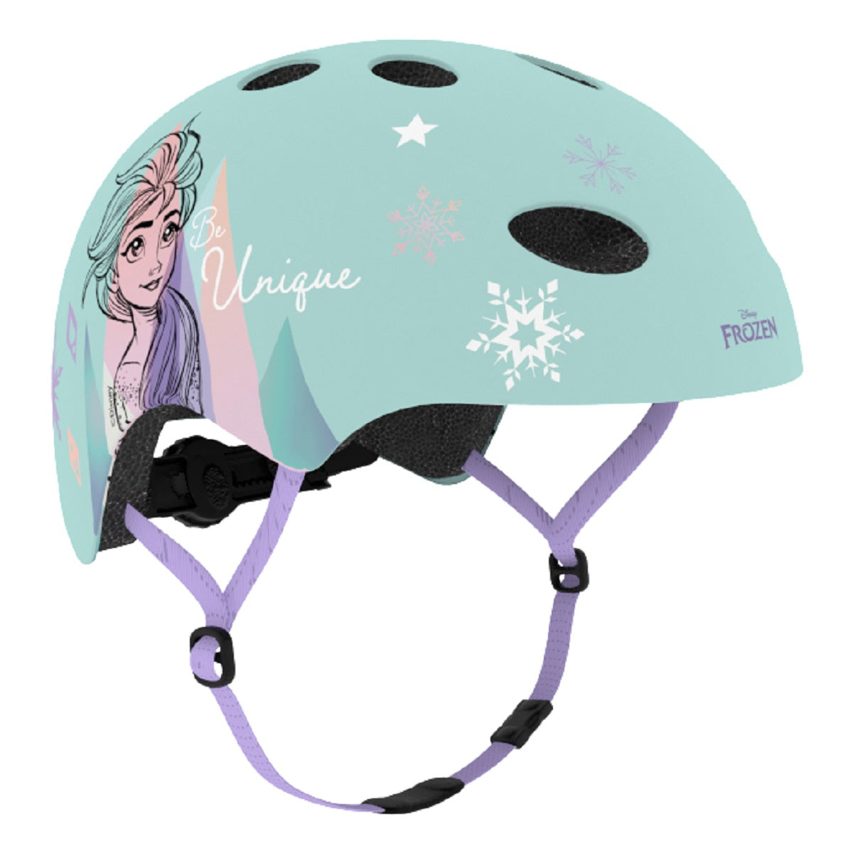 Disney Frozen Kinderhelm – Leichter Helm für Radfahren, Skaten und Scootern (52-56 cm)