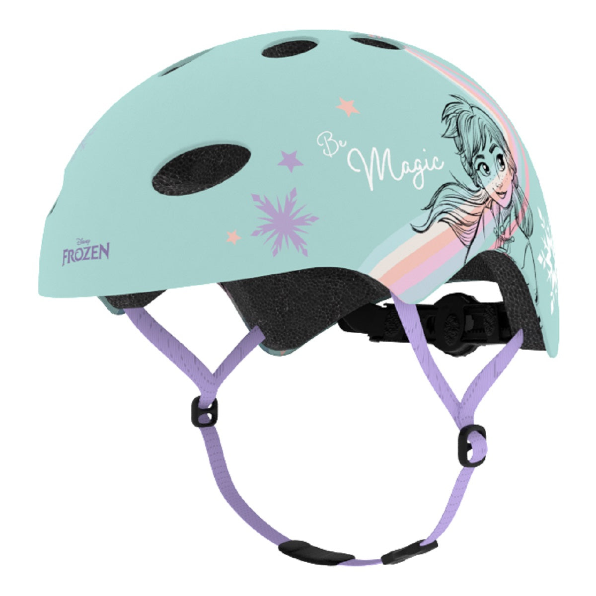 Disney Frozen Kinderhelm – Leichter Helm für Radfahren, Skaten und Scootern (52-56 cm)