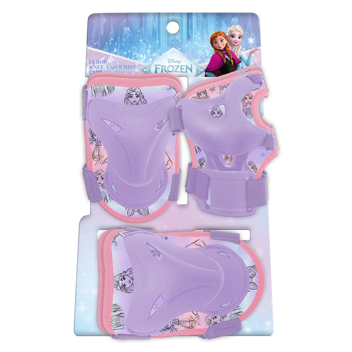 Disney Frozen Schützer Set Kinder Knie Ellenbogen Handgelenk Schutz für Inliner und Roller