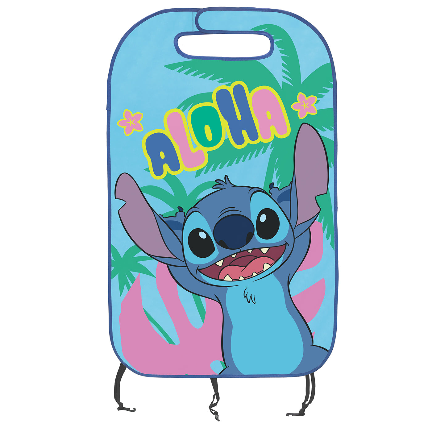 Disney Stitch Rückenlehnen Schutzmatte Auto Rücksitzschutz wasserabweisend mit Gurten