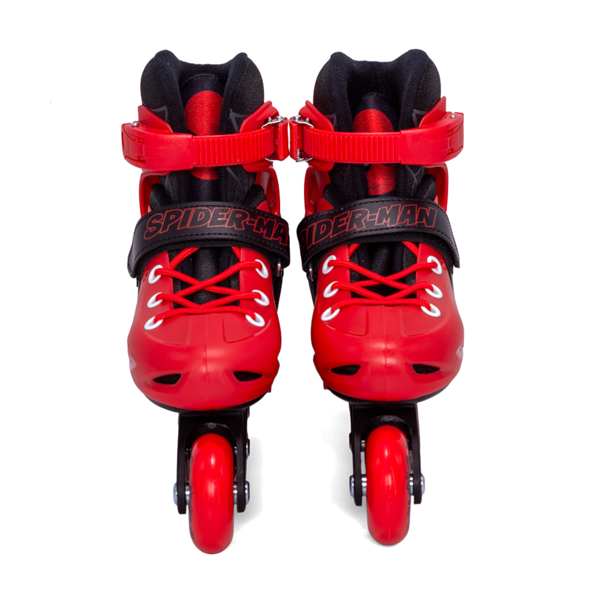 Marvel Spider Man Kinder Rollschuhe Inline Hard Boot mit PU Rollen und Klettverschluss 30 bis 33