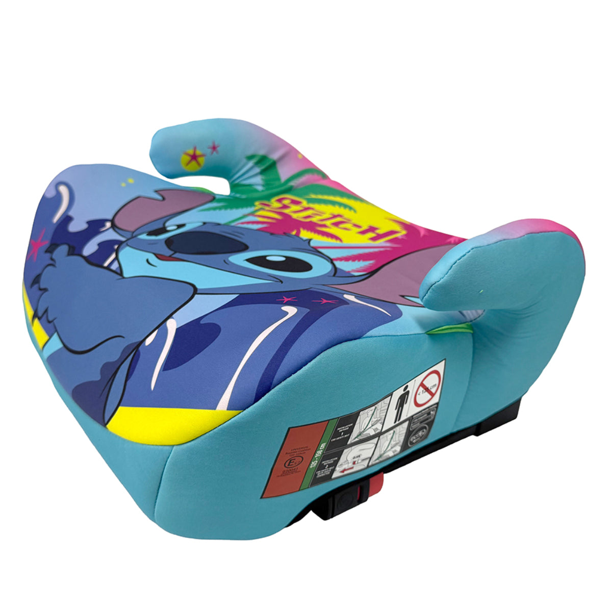 Disney Stitch Booster Kindersitz R129, Hochwertiges Material für Kinder zwischen 125-150 cm