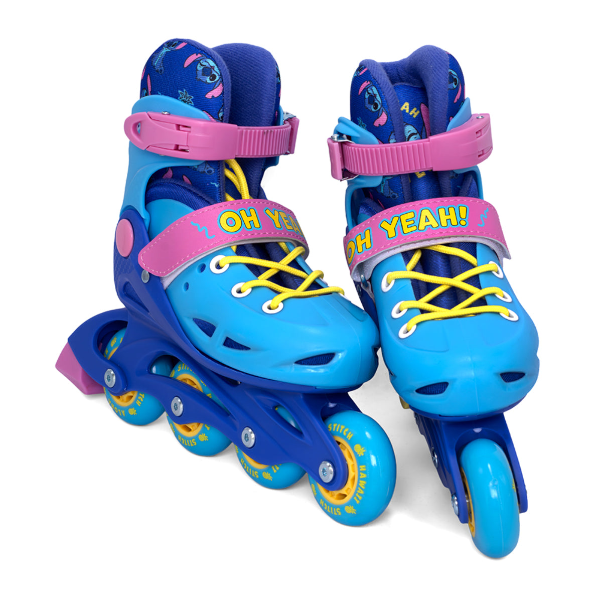 Disney Stitch Inline Skates Kinder Hard Boot Rollschuhe größenverstellbar 34 bis 37