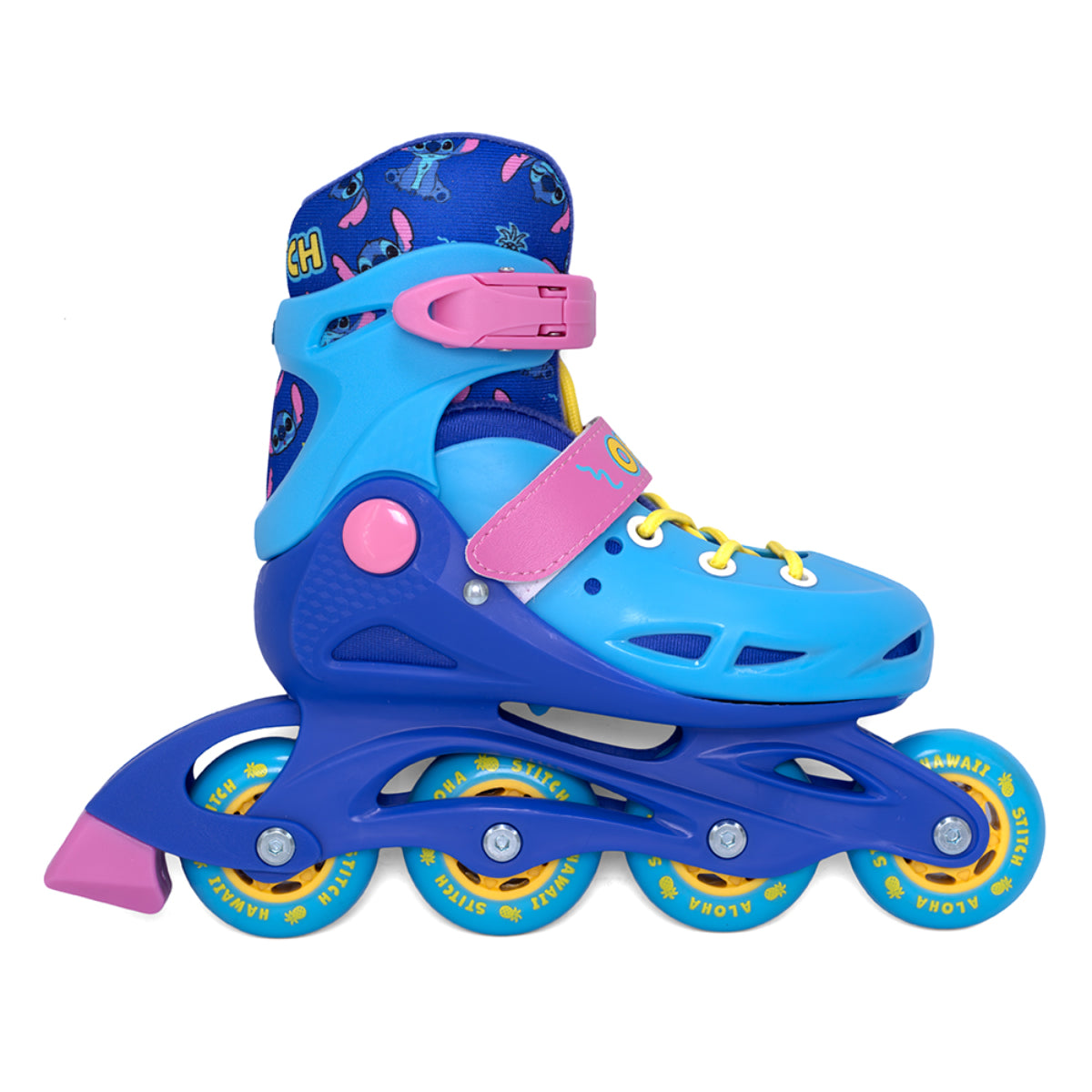 Disney Stitch Inline Skates Kinder Hard Boot Rollschuhe größenverstellbar 34 bis 37