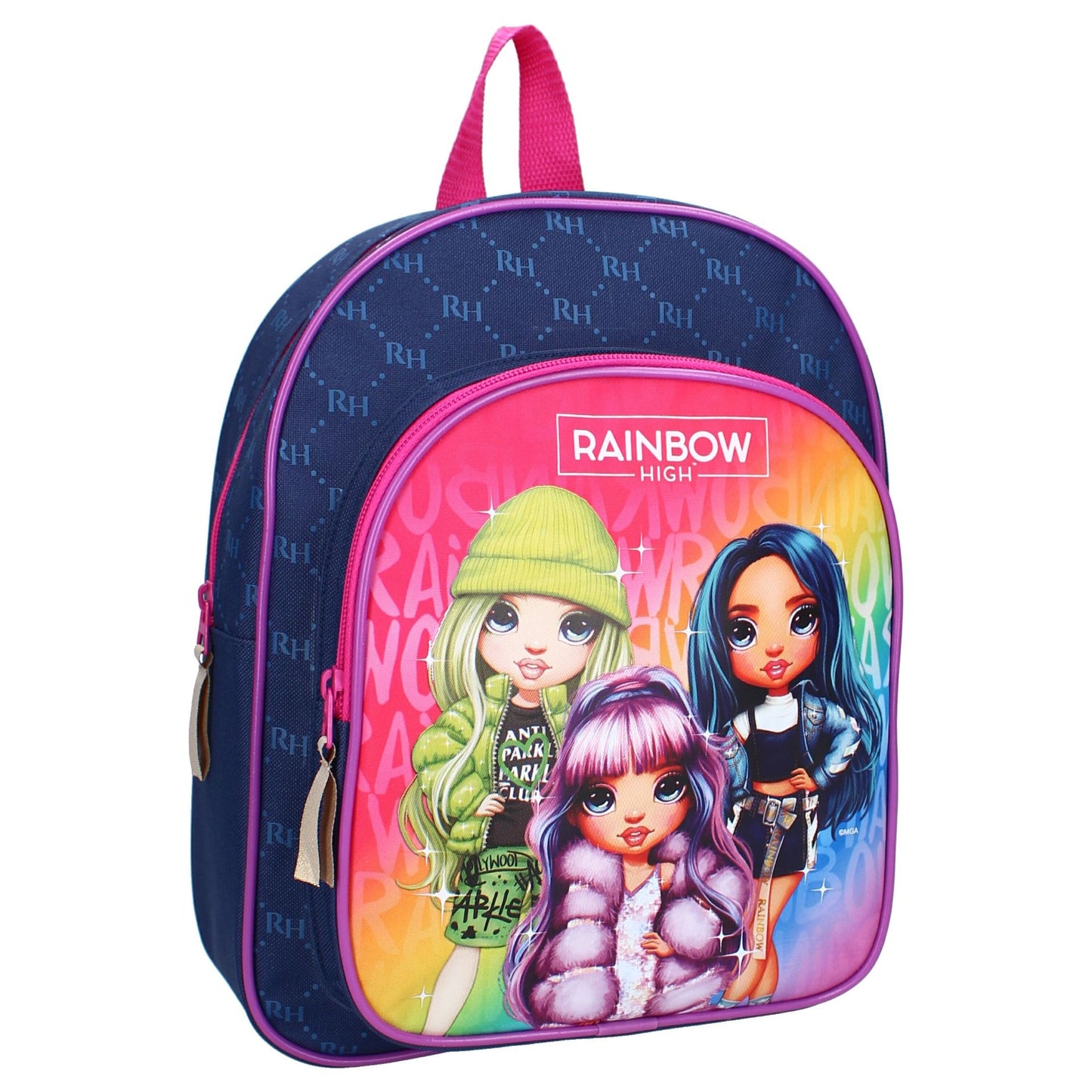 Rainbow High Rucksack für Mädchen farbenfroher Kinder Backpack