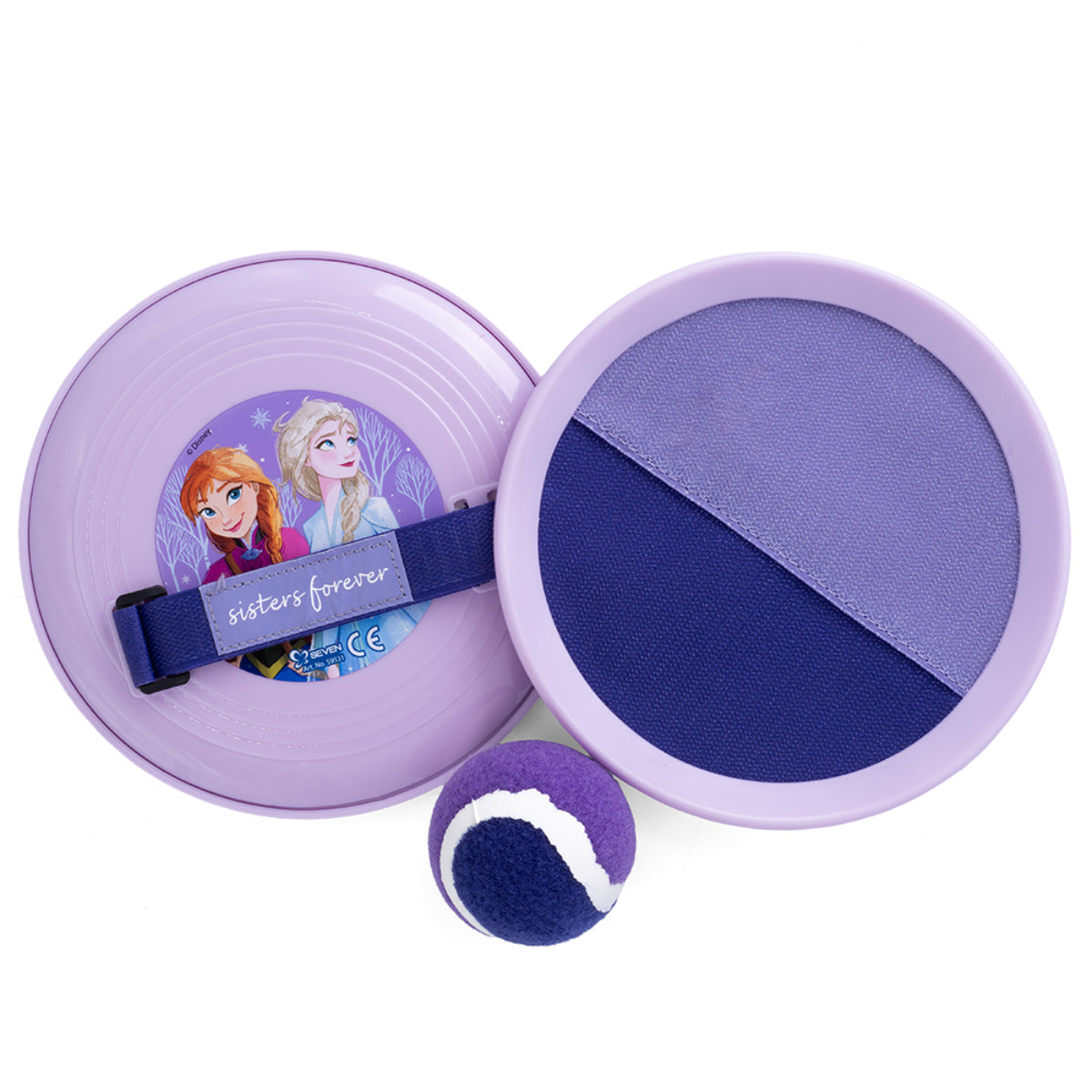 Disney Frozen Catch Ball Spiel Set mit 2 Handpaddles und Ball Fangspiel für Kinder Indoor Outdoor
