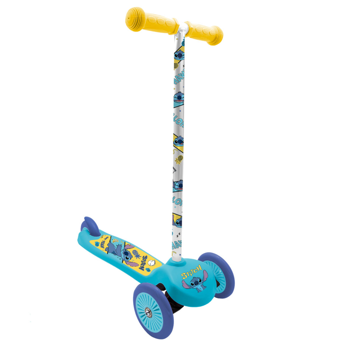 Lilo & Stitch 3-Rad Kinderroller Balance Scooter Blau stabil leicht