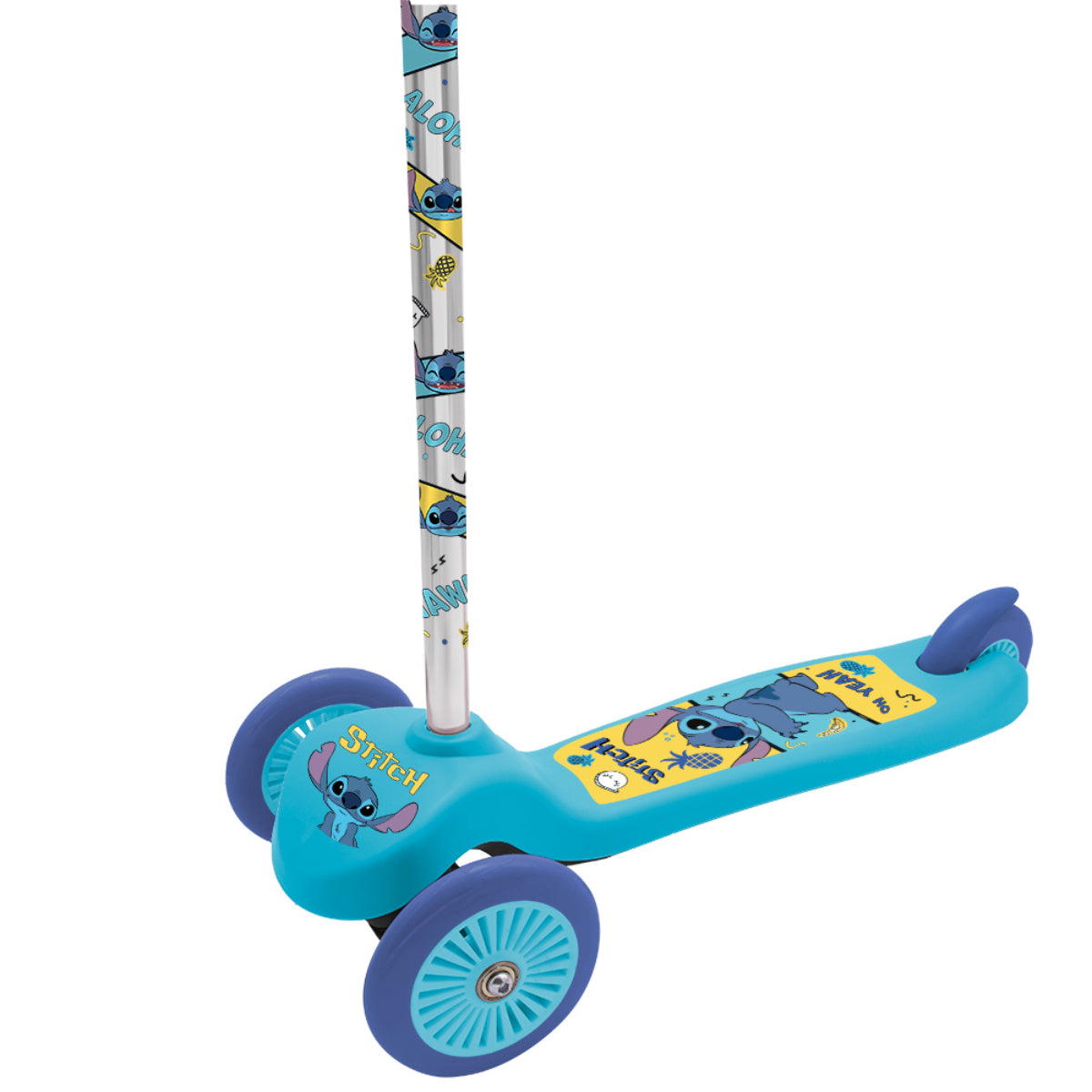 Lilo & Stitch 3-Rad Kinderroller Balance Scooter Blau stabil leicht