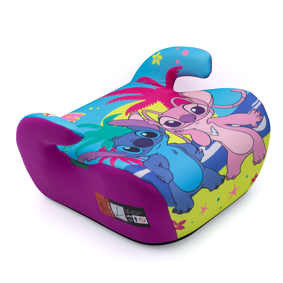 Disney Lilo & Stitch Booster Autositz R129 – Sicherer Kindersitz mit Schultergurtführung