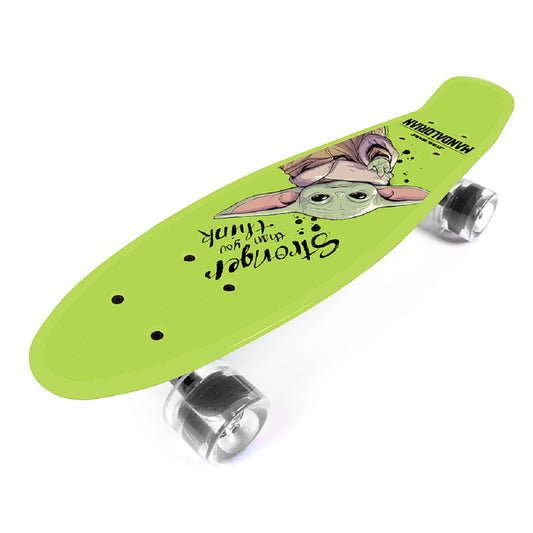 Grogu Pennyboard – Kompaktes Design aus Polypropylen mit Aluminium-Achsen