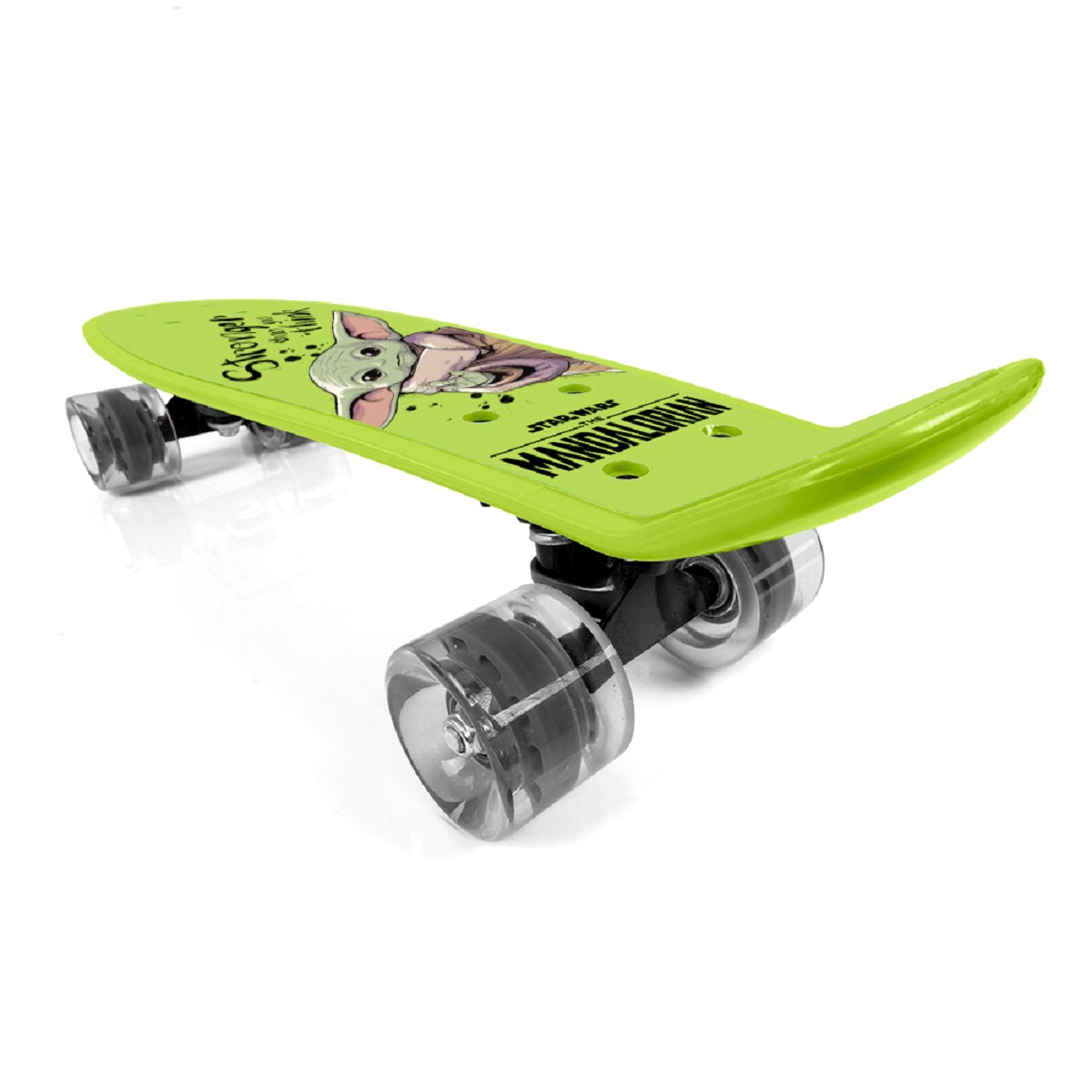 Grogu Pennyboard – Kompaktes Design aus Polypropylen mit Aluminium-Achsen