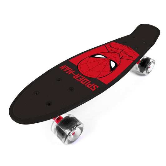 Spider-Man Pennyboard Robustes Polypropylen und Polyurethanräder