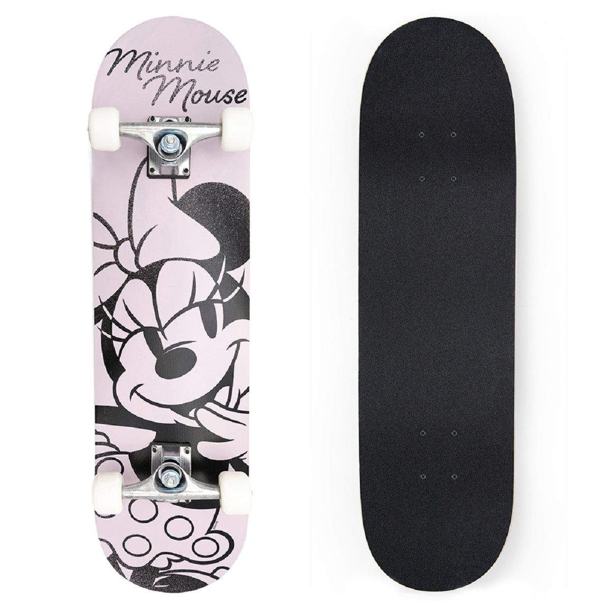 Disney Minnie Mouse Skateboard Perfekt für Gehwege & Parks 79x20x12 cm
