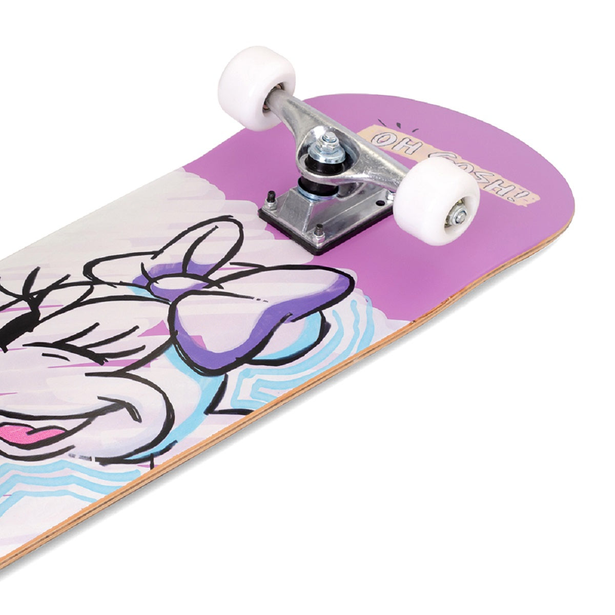 Disney Minnie Mouse Skateboard Perfekt für Gehwege & Parks 79x20x12 cm