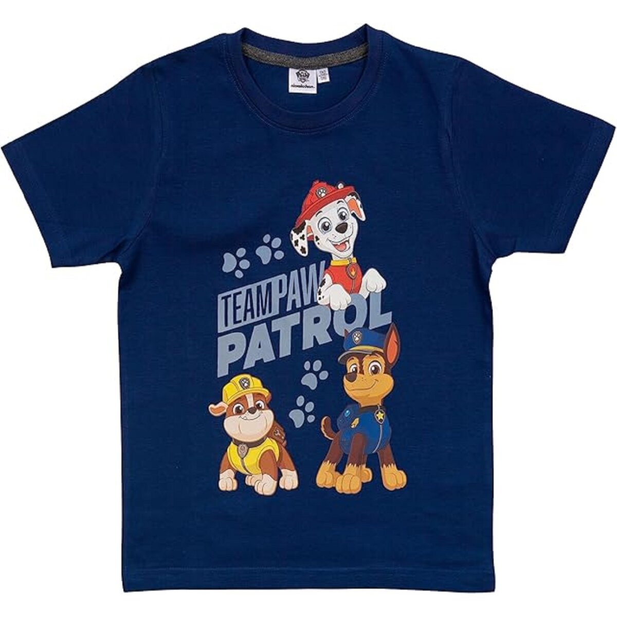 Paw Patrol Jungen Pyjama – Kurzarm Schlafanzug aus Baumwolle Größe 122/128