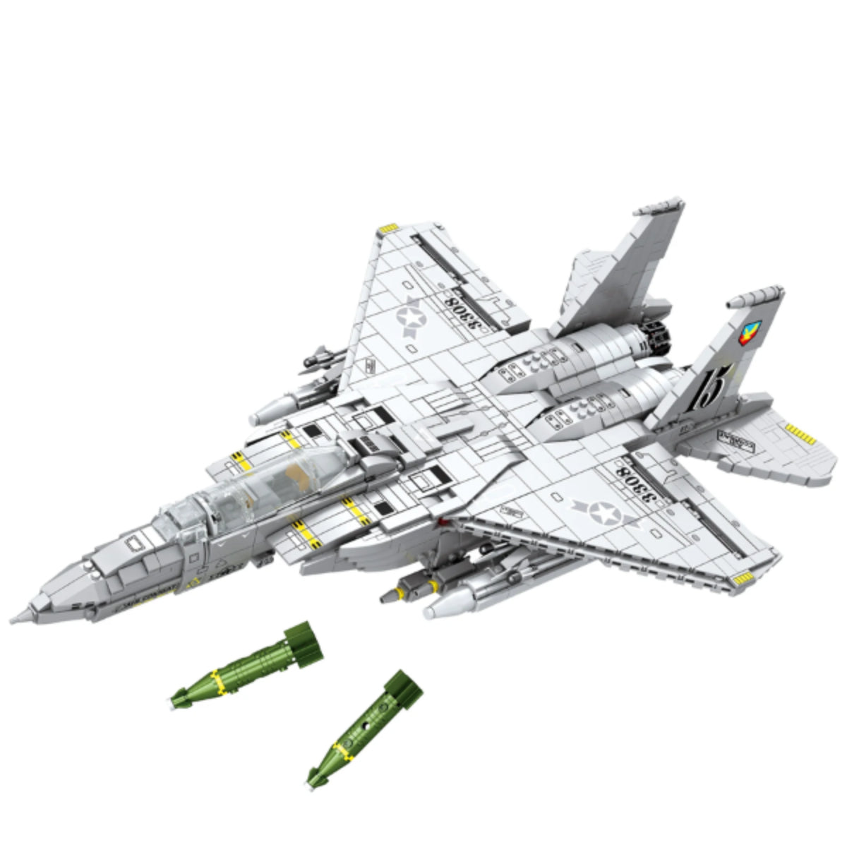 Reobrix 33034 F-15E Jet Klemmbaustein Flugzeug 2216 Teile ab 14