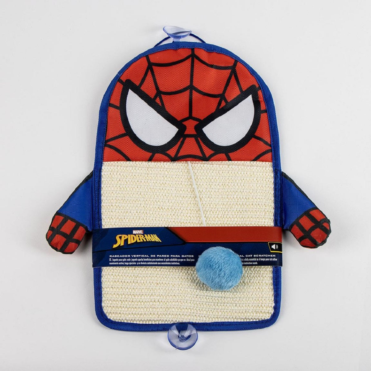 Spiderman Kompakte Katzen-Kratzwand – Platzsparend & ideal zur Wandmontage