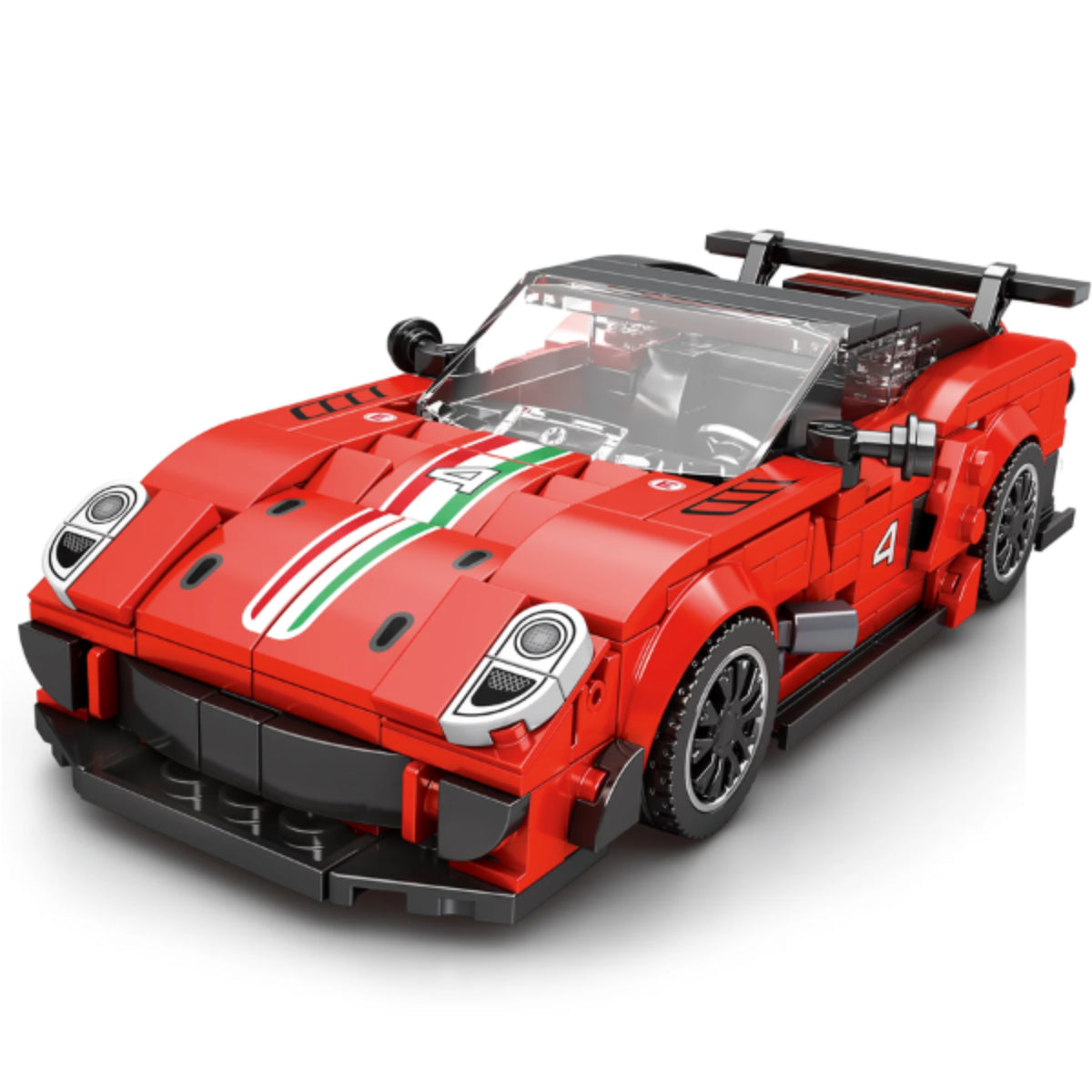 Reobrix 676 Supersportwagen 1:24 Klemmbaustein Auto 391 Teile mit Türen