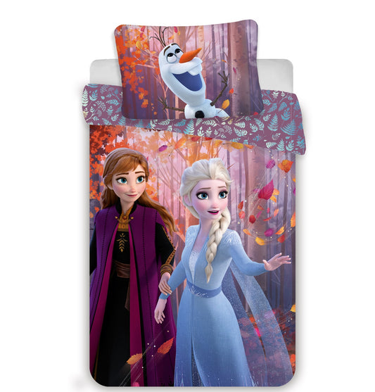 Disney Frozen Baumwolle Bettwäsche Bettbezug 140x200 cm & Kissenbezug 70x90 cm
