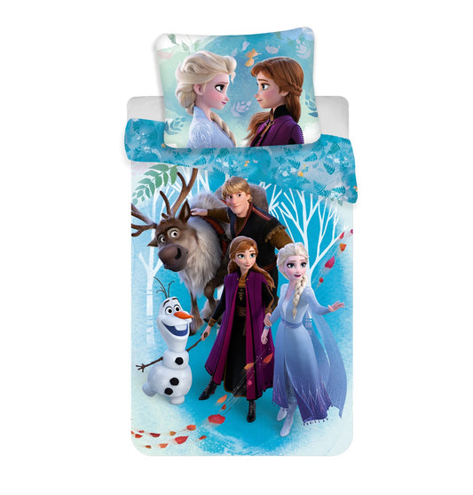 Disney Frozen Bettwäsche-Set – Kuschelige Baumwolle, 140x200 cm & 70x90 cm