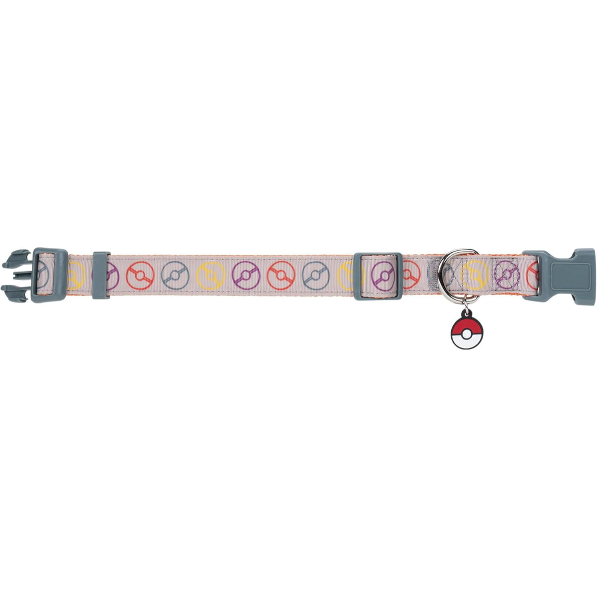 Pokemon Haustier Halsband Größe L mit Anhänger verstellbar 20 bis 35 cm buntes Design