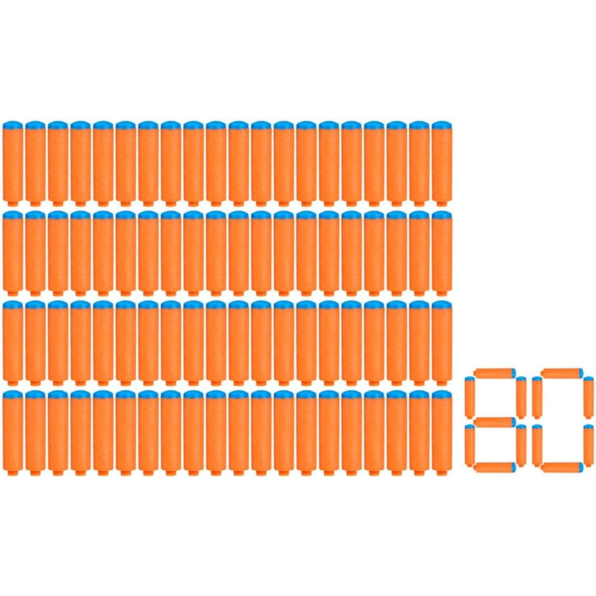 Nerf Schaumstoff Darts 80 Stück Nachfüllset kompatibel mit N Serie Blaster Spielzeug
