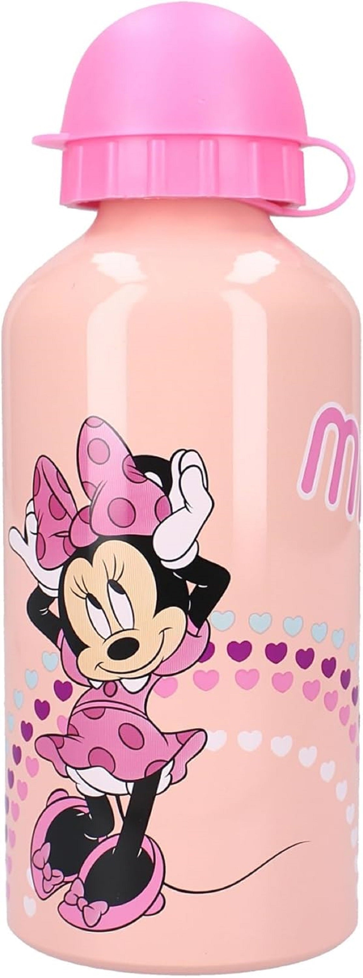 Disney Minnie Mouse Aluminiumflasche – Auslaufsicher & Nachhaltig – 500 ml