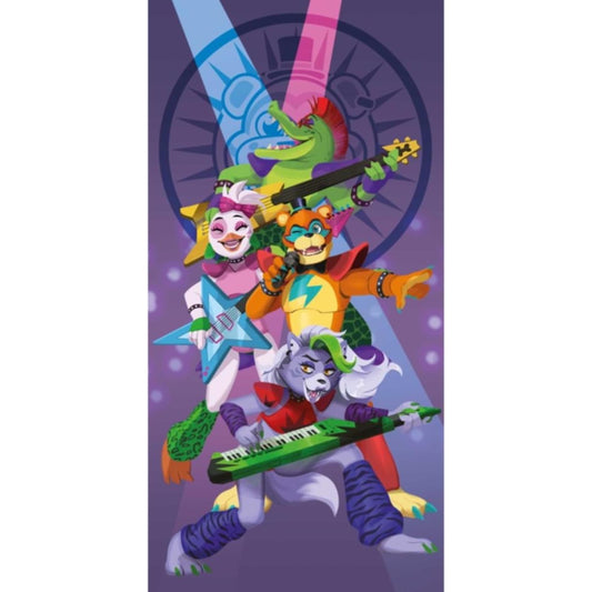Five Nights at Freddy's Handtuch 70x140 cm Baumwolle weich Badetuch saugfähig Duschtuch